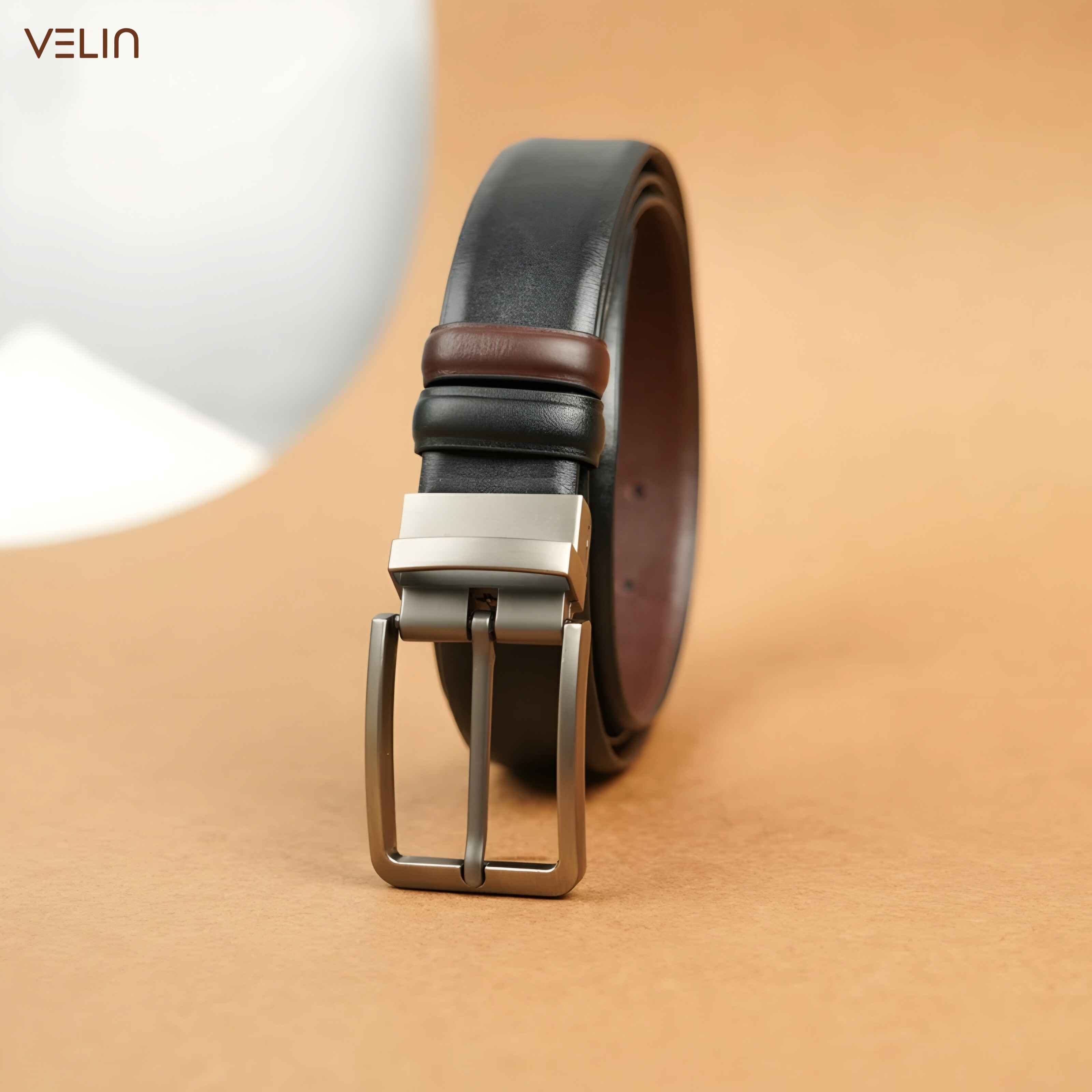 Men's Leather Reversible Belt